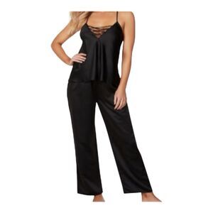 NWT Frederick's of Hollywood Plus SZ 3X Summer Lattice Lacing 2 Piece Pajama Set